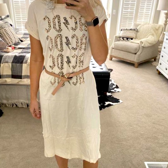 Free People X Chaser AC/DC Maxi Top Cream Size M - Picture 2 of 9